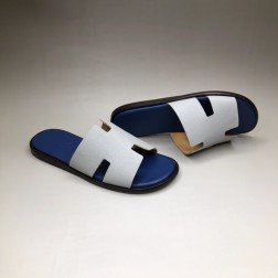 HERMES 에르메스 이즈미르 슬리퍼 H형 디테일 디자인 Izmir sandal 블루