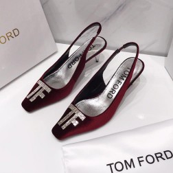 TOM FORD 톰포드 벨벳 슬링백 슈즈