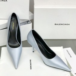 BALENCIAGA 발렌시아가 나이프 펌프스 실버